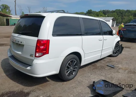 2017 Dodge Grand Caravan Gt из США, поврежденный, VIN 2C4RDGEG9HR860636